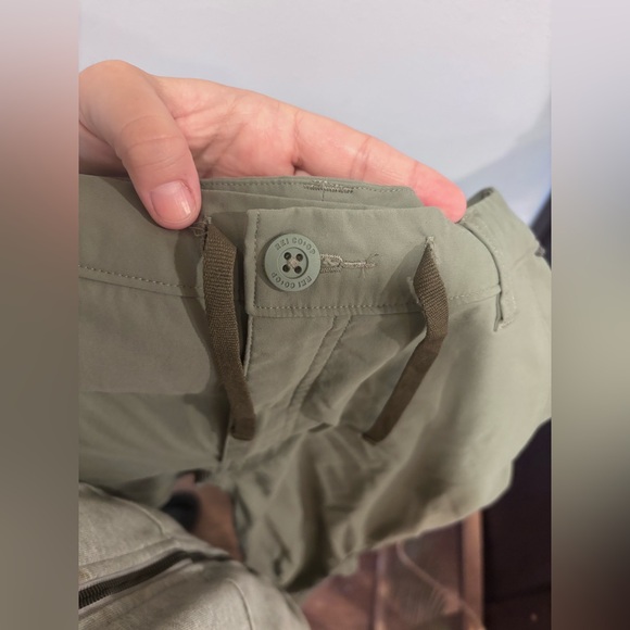 REI Mens Hiking Lightweight Hiking Pants Olive Green Grey Outdoor Durable - Picture 5 of 7